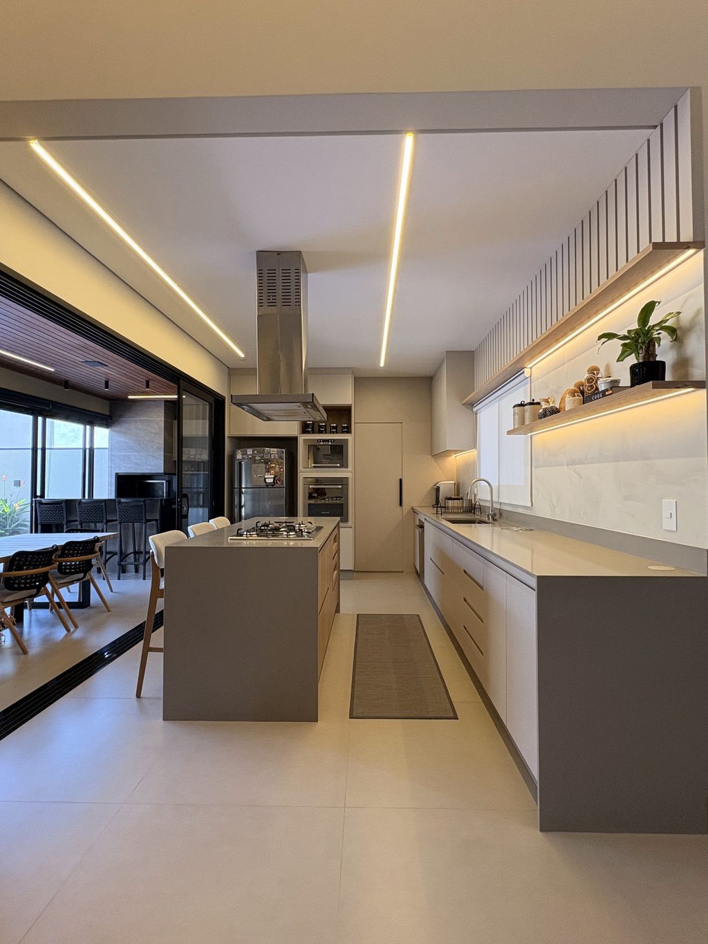 Projeto de cozinha planejada da Cazza Decor
